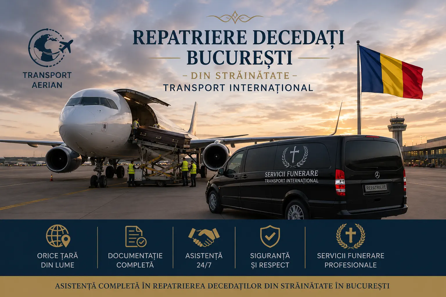 repatriere decedați București din străinătate – transport internațional